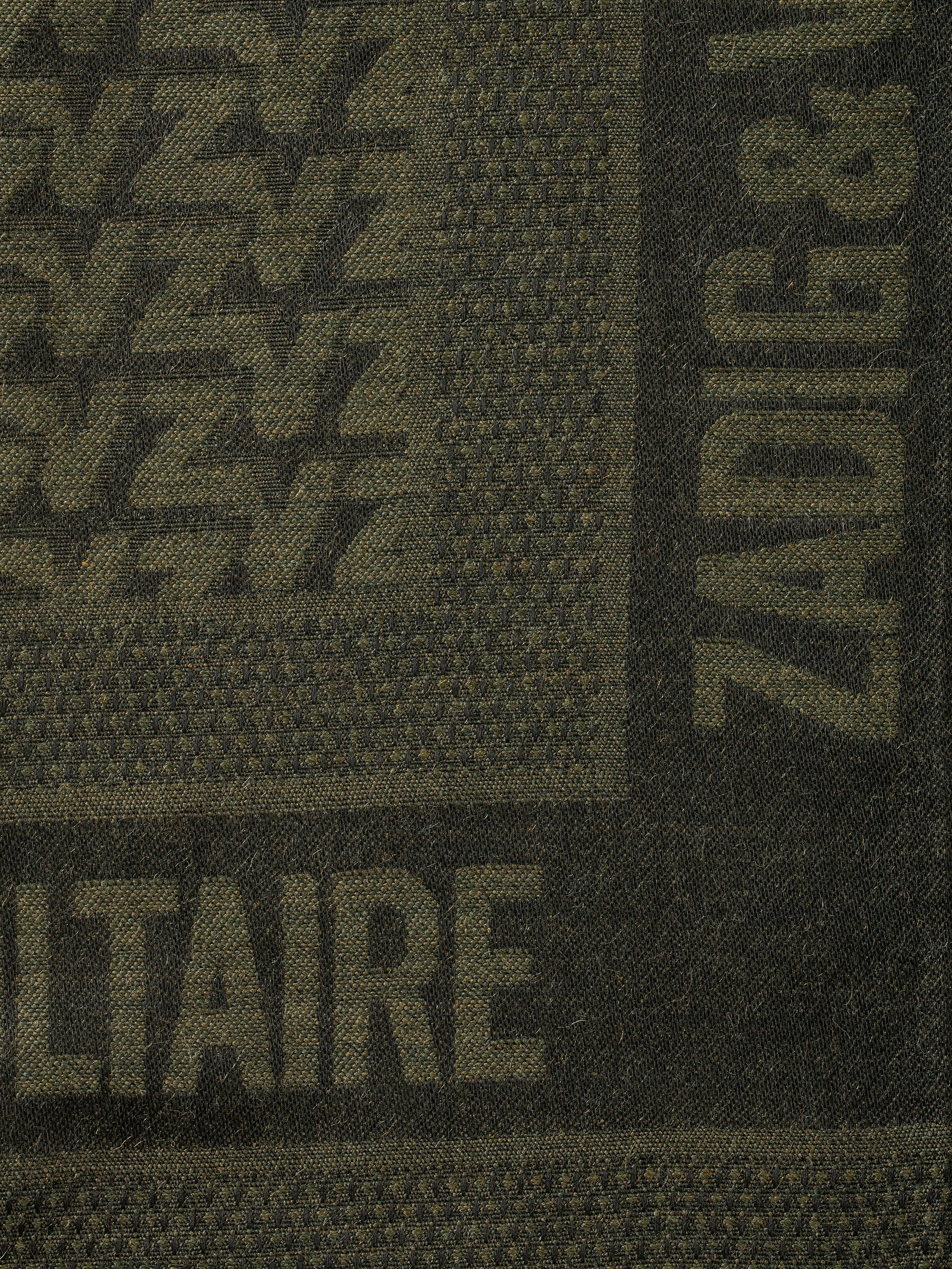 ZV Initiale Glenn Scarf - Large jacquard scarf with ZV monogram.